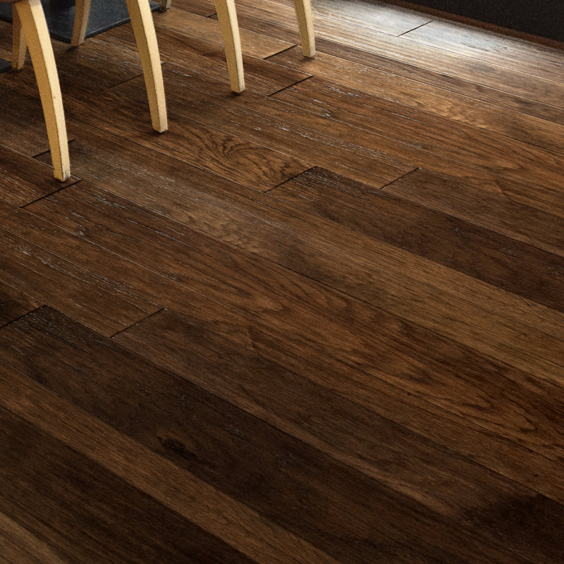 Albero Valley Catalan Random Width Engineered Hickory Hardwood Flooring